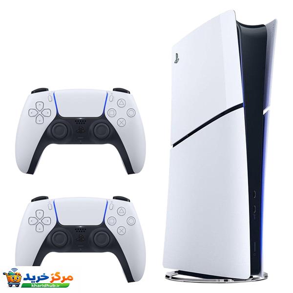 کنسول بازی سونی مدل PlayStation 5 Slim Digital Edition ظرفیت یک ترابایت ریجن 2016B اروپا به همراه دسته اضافه