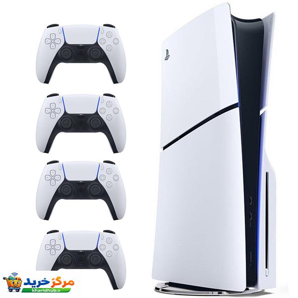 کنسول بازی سونی مدل PlayStation 5 Slim ظرفیت یک ترابایت ریجن 2016A اروپا به همراه دسته اضافی