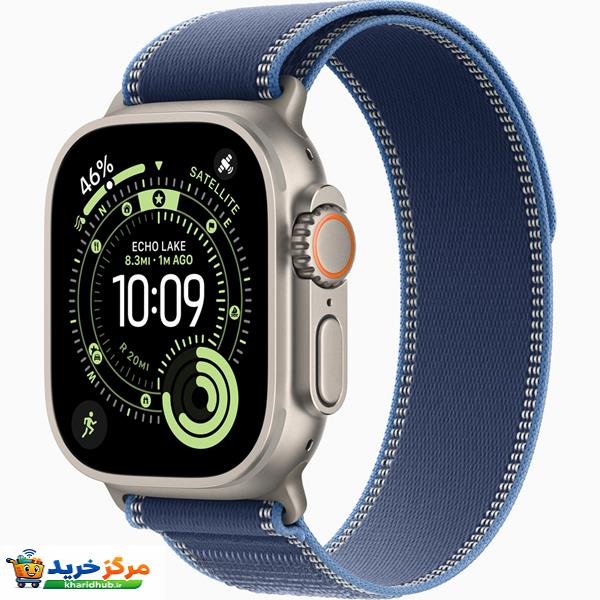 ساعت هوشمند 49 میلی متری اپل مدل Ultra 3 Natural Titanium Case با بند Trail