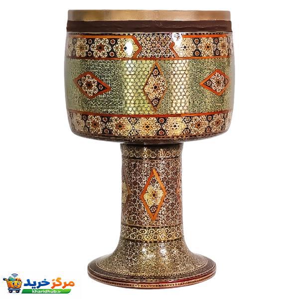 تنبک مدل ضربیت کلکسیونی گردو C-01 با قطر دهانه 27