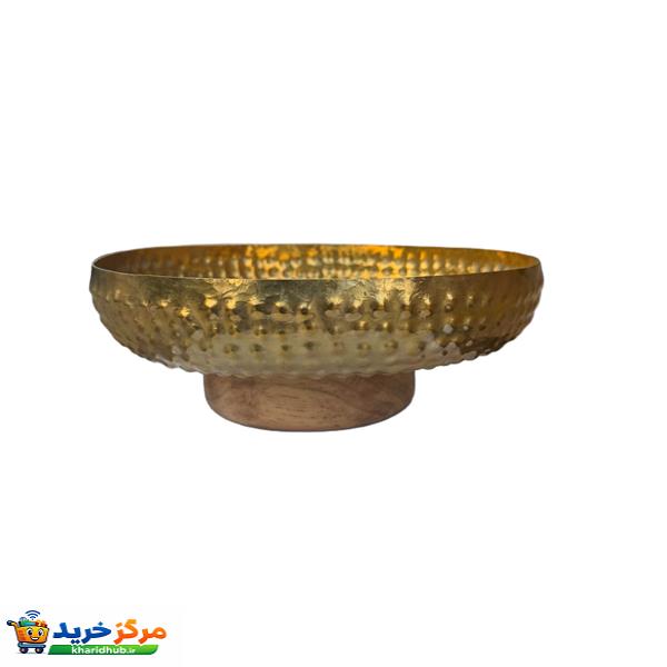 میوه خوری برنجی مدل بارونی پایه کد 2434-2