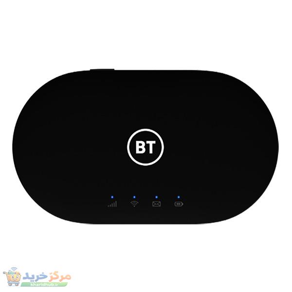 مودم 4.5G قابل حمل آلکاتل مدل BT71 با تکنولوژی Cat6 و Cat7، سرعت دانلود تا 300Mbps، پشتیبانی همزمان از 20 کاربر، وای‌فای دو بانده 2.4GHz و 5GHz، استاندارد IEEE 802.11b/g/n/ac، باتری با شارژدهی 7 تا 8 ساعت و قابلیت ارسال SMS