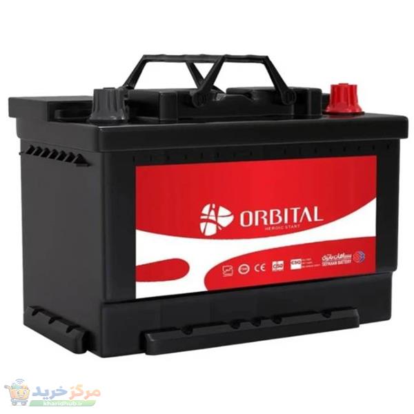 باتری اتمی 12 ولت 74 آمپر خودرو سپاهان باطری مدل SP74L