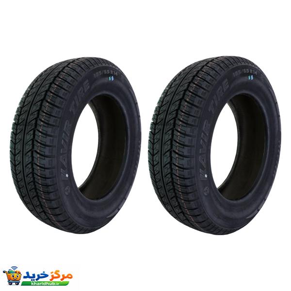 لاستیک خودرو کویر تایر مدل KB14 سایز 185/65R14 - دو حلقه