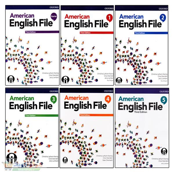 کتاب American English File Third Edition اثر جمعی از نویسندگان انتشارات الوندپویان 6 جلدی