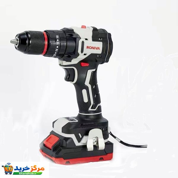 دریل شارژی براشلس 10 میلیمتری 21 ولت رونیوا مدل RV-6820