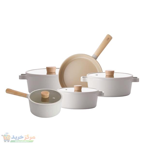 سرویس قابلمه 9 پارچه نیوفلیم مدل FIKA - SAUCEOAN