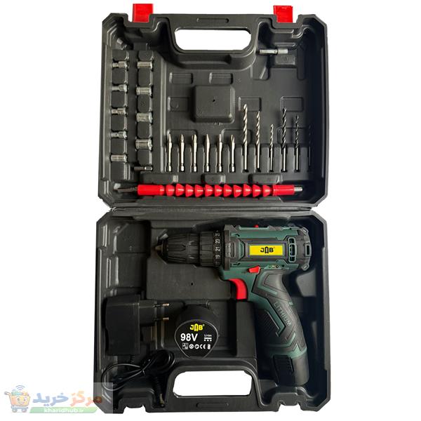 مجموعه 40 عددی پیچ گوشتی شارژی 98 ولت جاب مدل JB-98 MAX EDITION