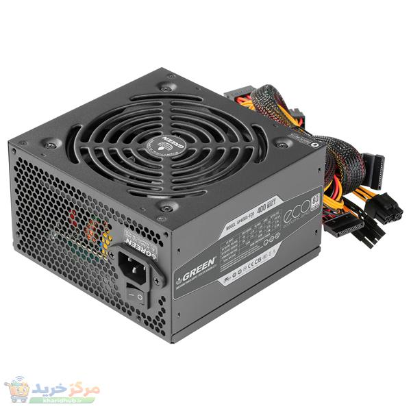 منبع تغذیه گرین مدل GP400A-ECO Rev3.1