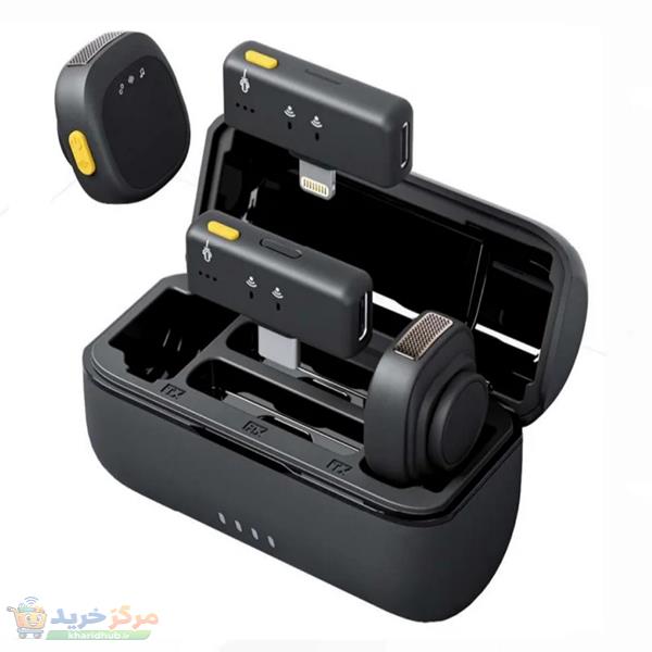 میکروفن یقه ای بی سیم مدل SX27 با درگاه اتصال تایپ سی
