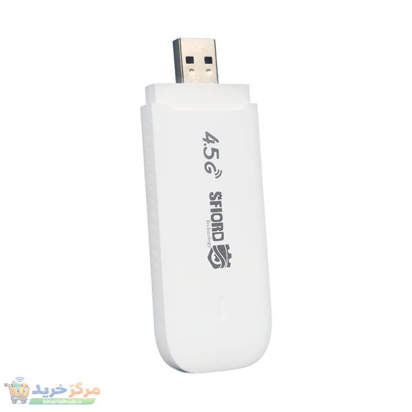 مودم 4G LTE قابل حمل اسفیورد مدل U800 با سرعت دانلود 150Mbps، پشتیبانی از اتصال همزمان 10 دستگاه، سازگار با تمامی سیم‌کارت‌های ایران، اتصال از طریق پورت USB و وای‌فای، چیپست مدیاتک و نصب آسان بدون تنظیمات پیچیده