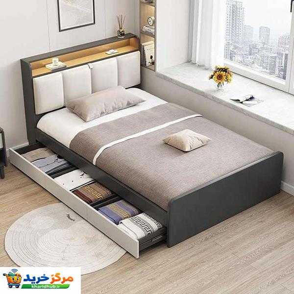 تخت خواب یک نفره مدل a سایز 120×200 سانتی متر
