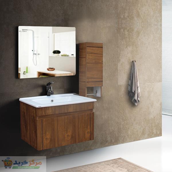 ست کابینت و روشویی آزالیا مدل WB01 به همراه آینه باکس