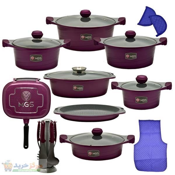 سرویس پخت و پز 25 پارچه ام جی اس کره ای B کد 800077