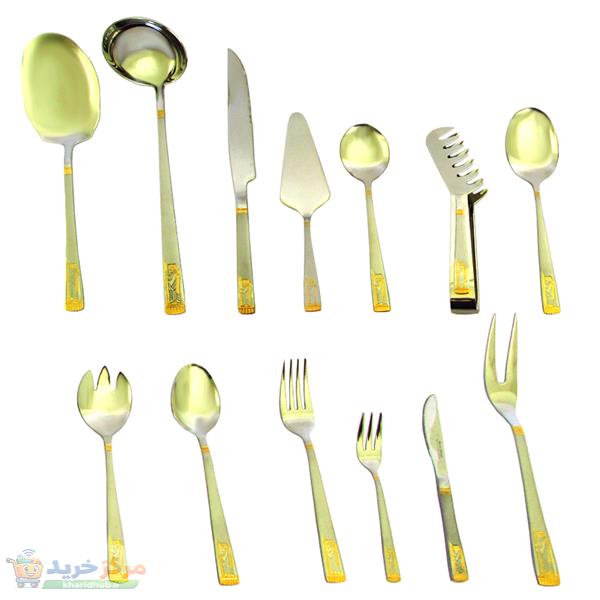 سرویس قاشق و چنگال 128 پارچه نیوهوم مدل HK800