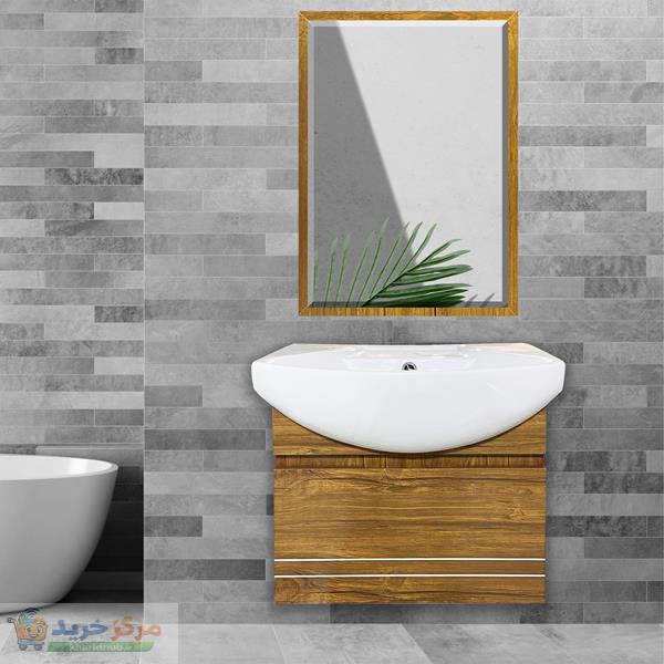 ست کابینت و روشویی مدل N20W به همراه آینه