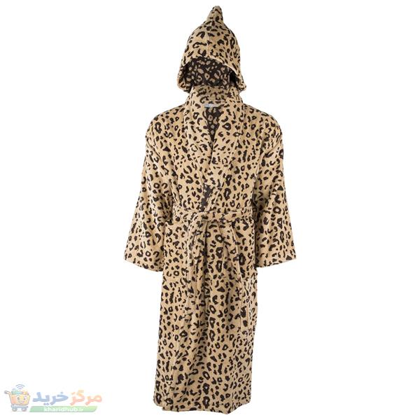 حوله پالتویی برق لامع مدل Leopard سایز 125