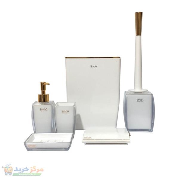 ست سرویس بهداشتی لیمون مدل کلاسیک کد TP189 مجموعه 6 پارچه