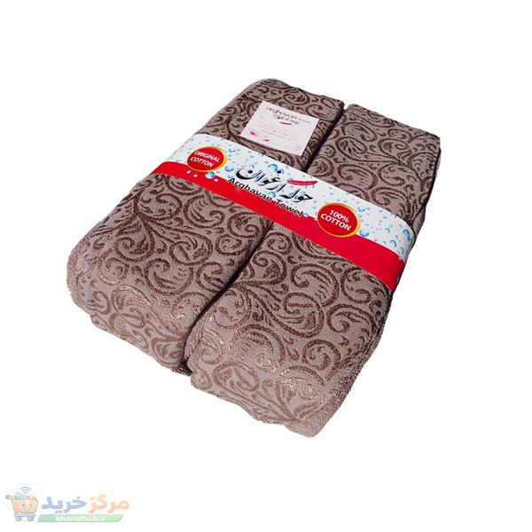 حوله پالتویی ارغوان طرح راشل سایز 125