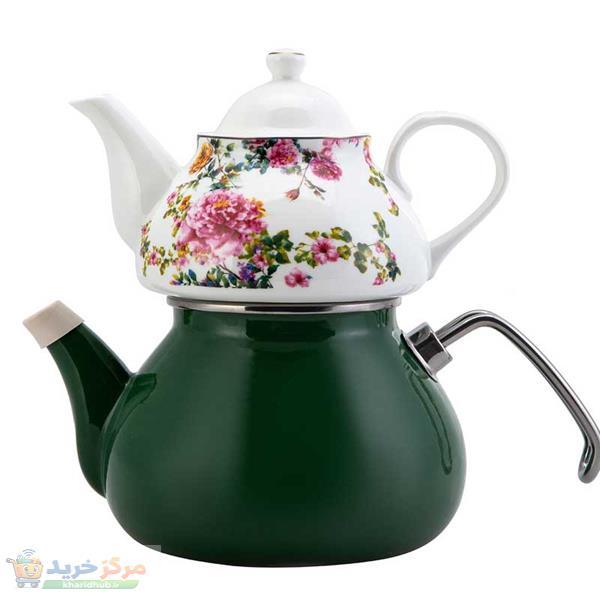 ست کتری و قوری کاراجا مدل Garden گنجایش کتری 1.1 لیتر گنجایش قوری 0.9 لیتر