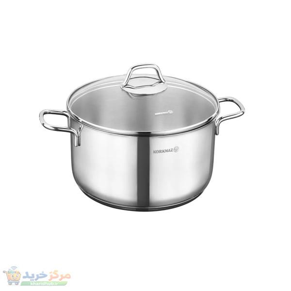 قابلمه استیل کرکماز مدل A1656 سایز 22
