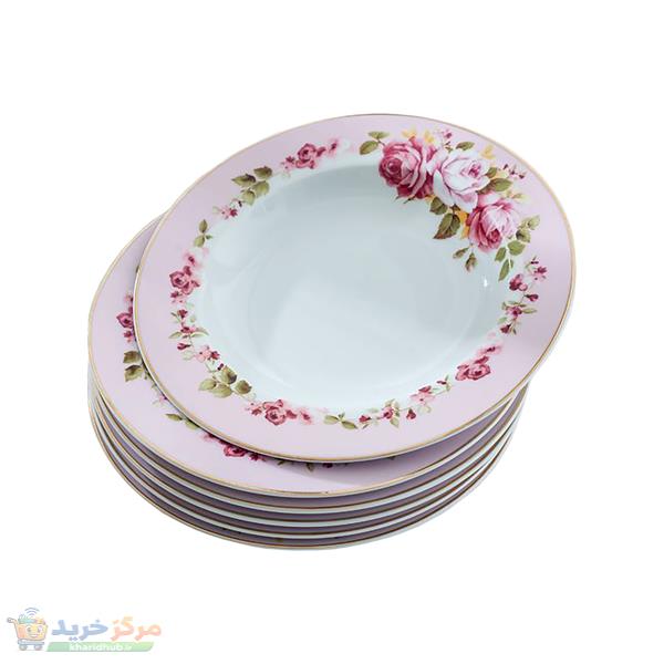 بشقاب انگلیش هوم مدل Romano بسته 6 عددی