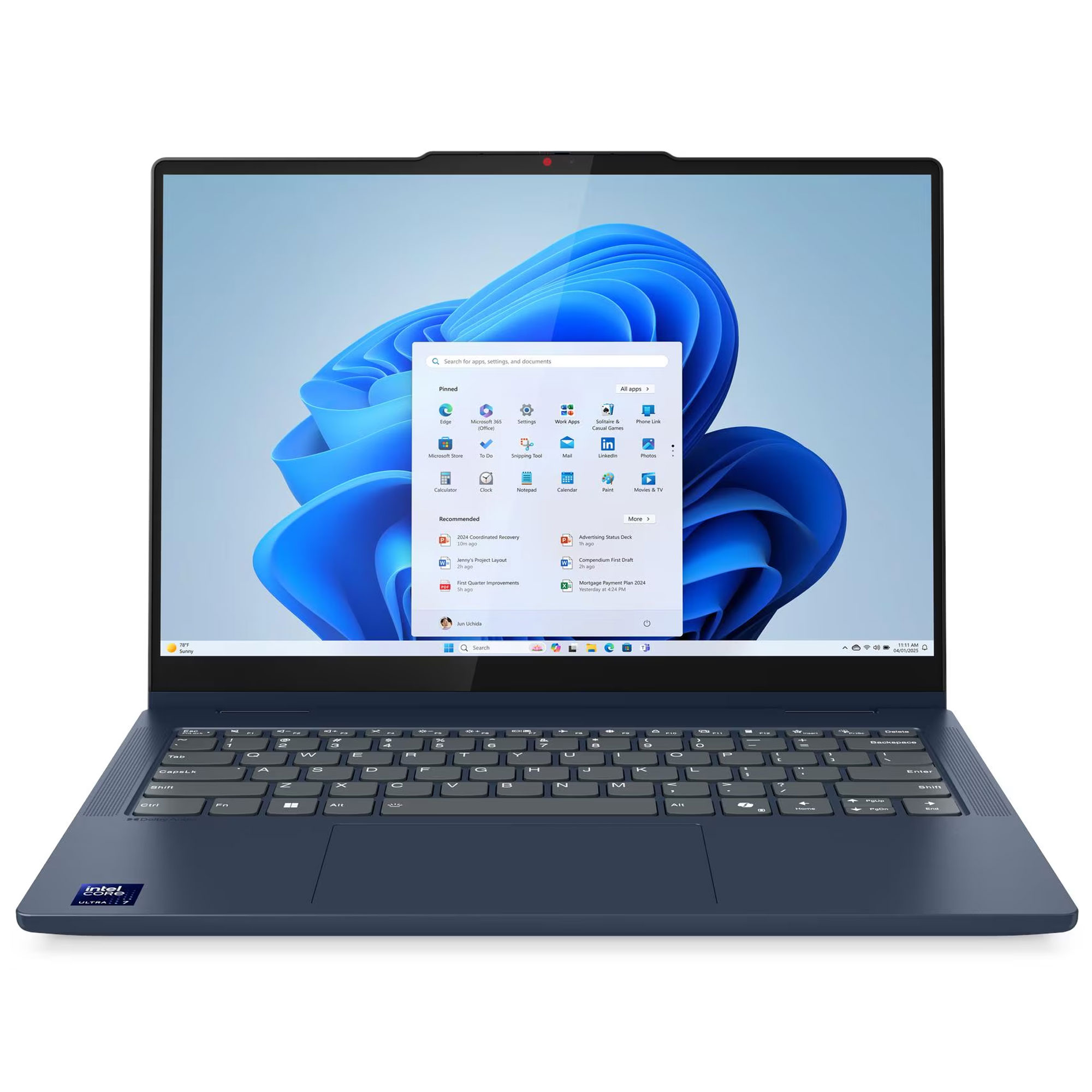 لپ تاپ 14 اینچی لنوو مدل IdeaPad 5 2-in-1 14IAL10-Core Ultra 5 225U-8GB LPDDR5x 8000MHz-512GB SSD-IPS-Touch-Backlit-W