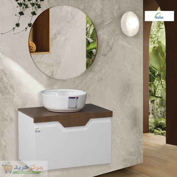 ست کابینت و روشویی توییس مدل tws 1034 FG به همراه آینه