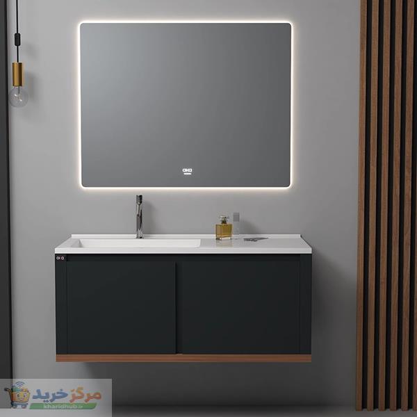 ست کابینت و روشویی آلکا مدل 5010 به همراه آینه بک لایت