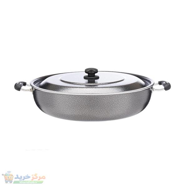 تابه دو دسته عروس مدل درب فلزی سایز 50