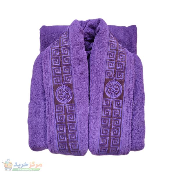 حوله پالتویی طرح تاج کد 204 سایز 125