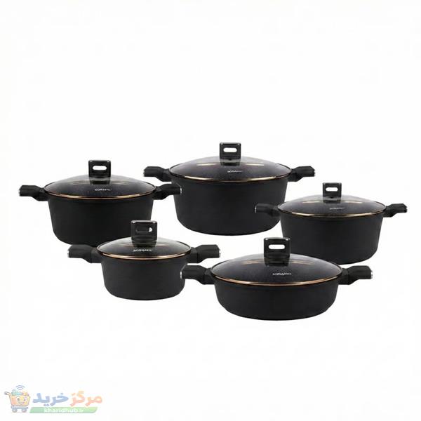 سرویس قابلمه گرانیتی 10 پارچه سوناشی مدل SCW-510