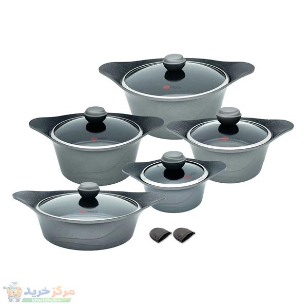 سرویس پخت و پز 12 پارچه ام جی اس مدل Korea C