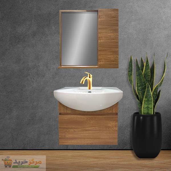 ست کابینت و روشویی مدل Z25 به همراه آینه و باکس
