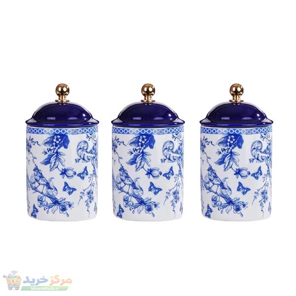 ست جای ادویه 3 پارچه میس بتی کد 8324 مدل Blue life