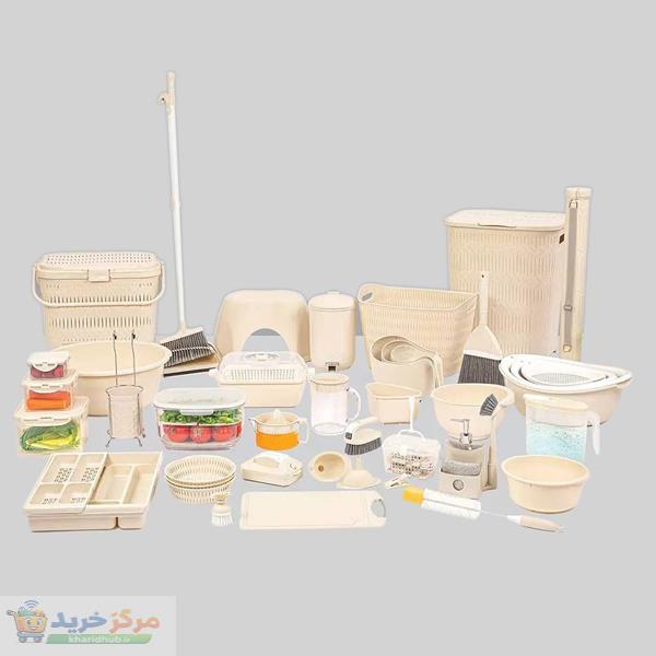 ست جهیزیه عروس 58 پارچه لیمون کد 05000