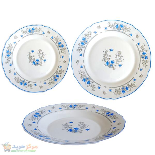 سرویس غذا خوری 18 پارچه لومینارک مدل رمانتیک