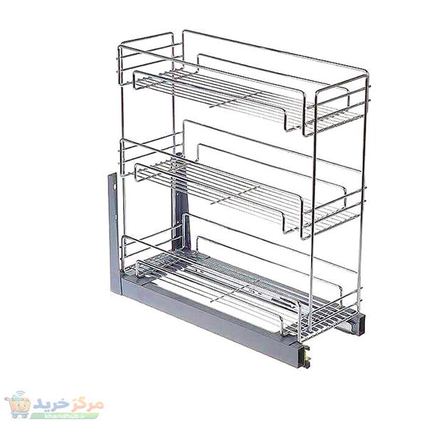 سبد سوپری کابینت مدل ریل کف 3طبقه کد unit30