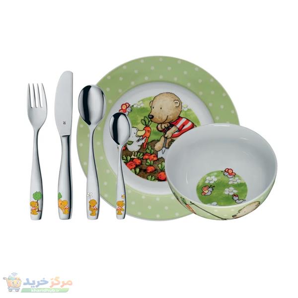 سرویس غذاخوری 6 پارچه کودک دبلیو ام اف مدل Pitzelpatz