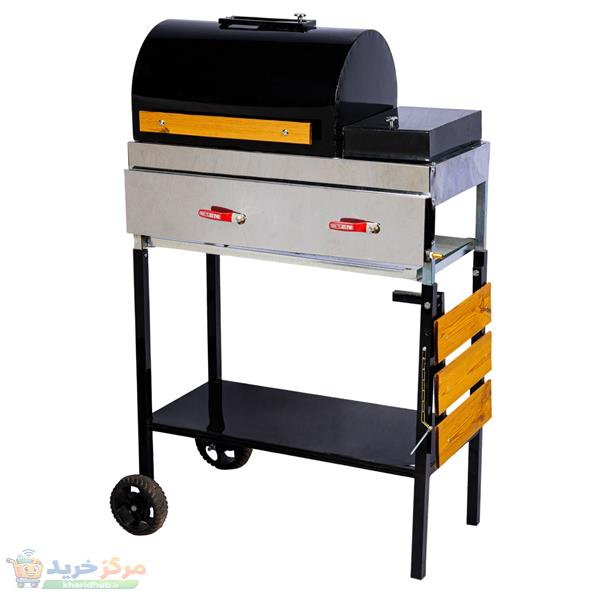 باربیکیو مدل 70 گازی و زغالی پلوپز دار کد  H7070