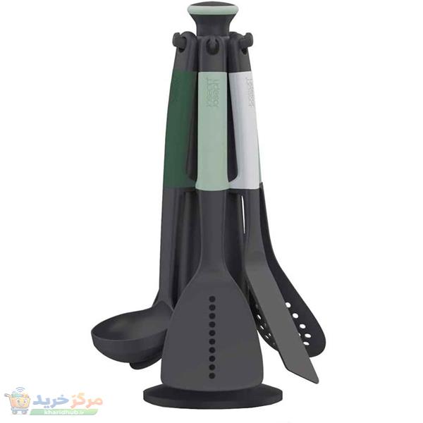 سرویس کفگیر و ملاقه 7 پارچه جوزف جوزف مدل Elevate Green