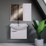 ست کابینت و روشویی مدل 8012 به همراه آینه باکس