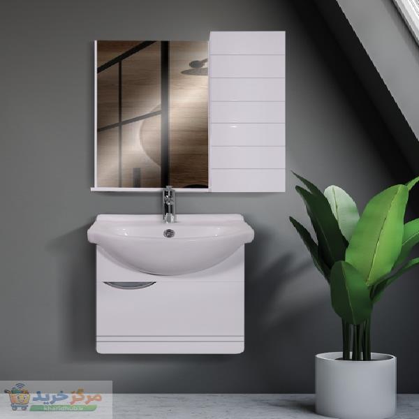 ست کابینت و روشویی مدل 8012 به همراه آینه باکس