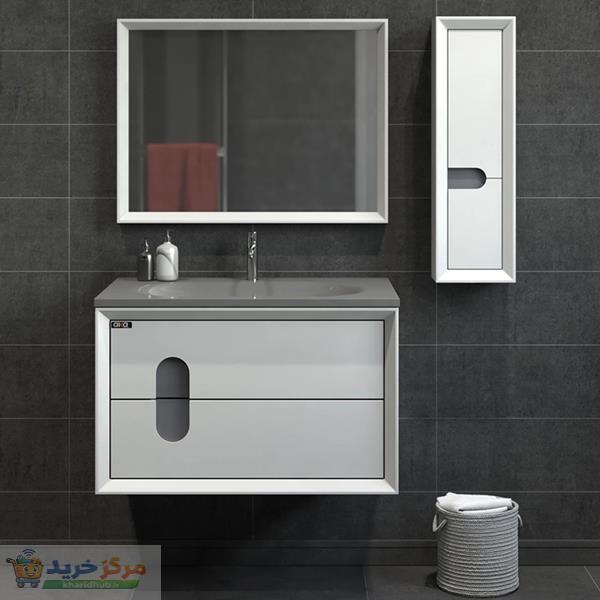 ست کابینت و روشویی آلکا مدل 2075 به همراه باکس و آینه