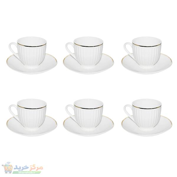 ست فنجان و نعلبکی 12 پارچه کسووا مدل Byz-40