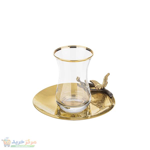 ست فنجان و نعلبکی  4 پارچه گلدکیش مدل دلاریس کد GK934026