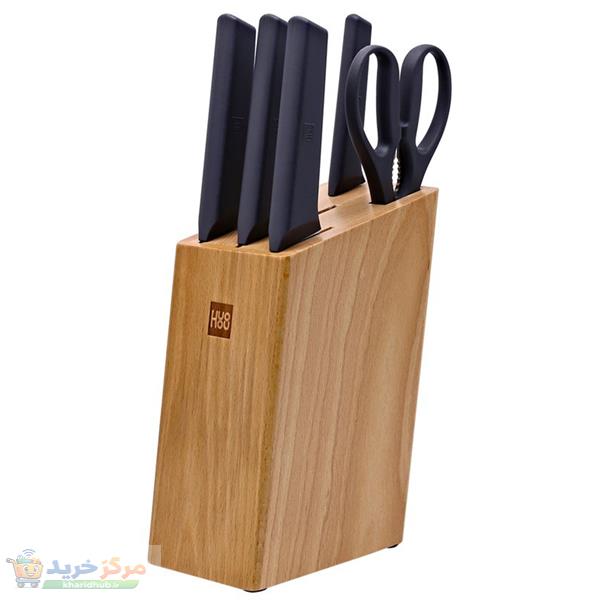 سرویس چاقو آشپزخانه 6 پارچه هوهاو مدل HU0057