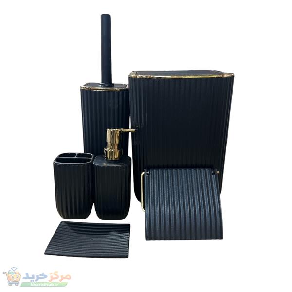 ست سرویس بهداشتی 6 پارچه همارا مدل سکویر