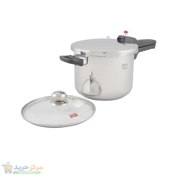 زودپز پارس استیل مدل کف سه لایه گنجایش 6 ليتر