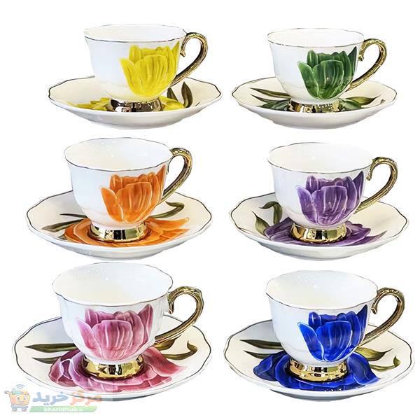سرویس چای خوری 12 پارچه اجار مدل Kai